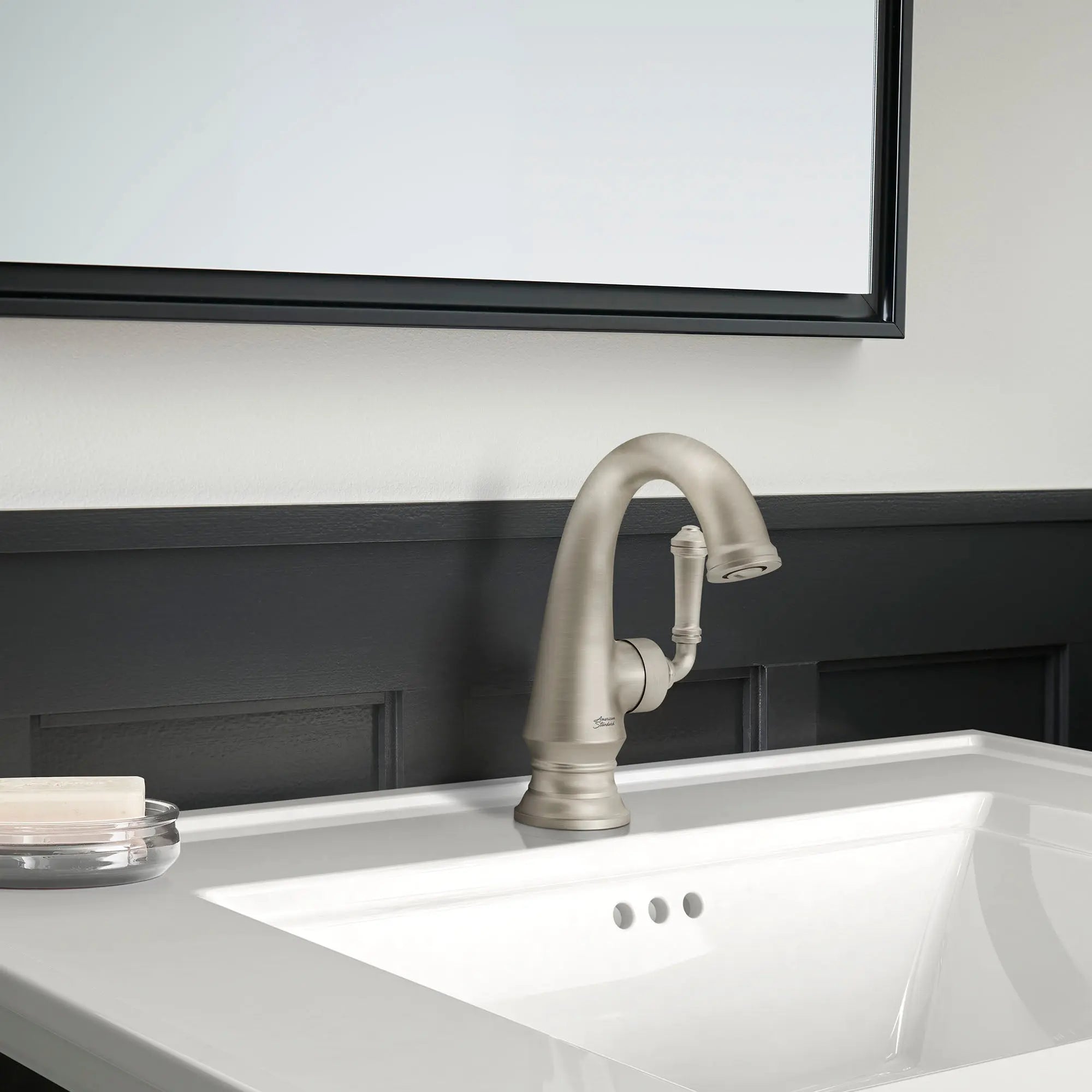 American Standard Delancey Single Hole Single-Handle Bathroom Faucet 1.2 gpm/4.5 L/min With Lever Handle 7052121.295 - Plumbing Market