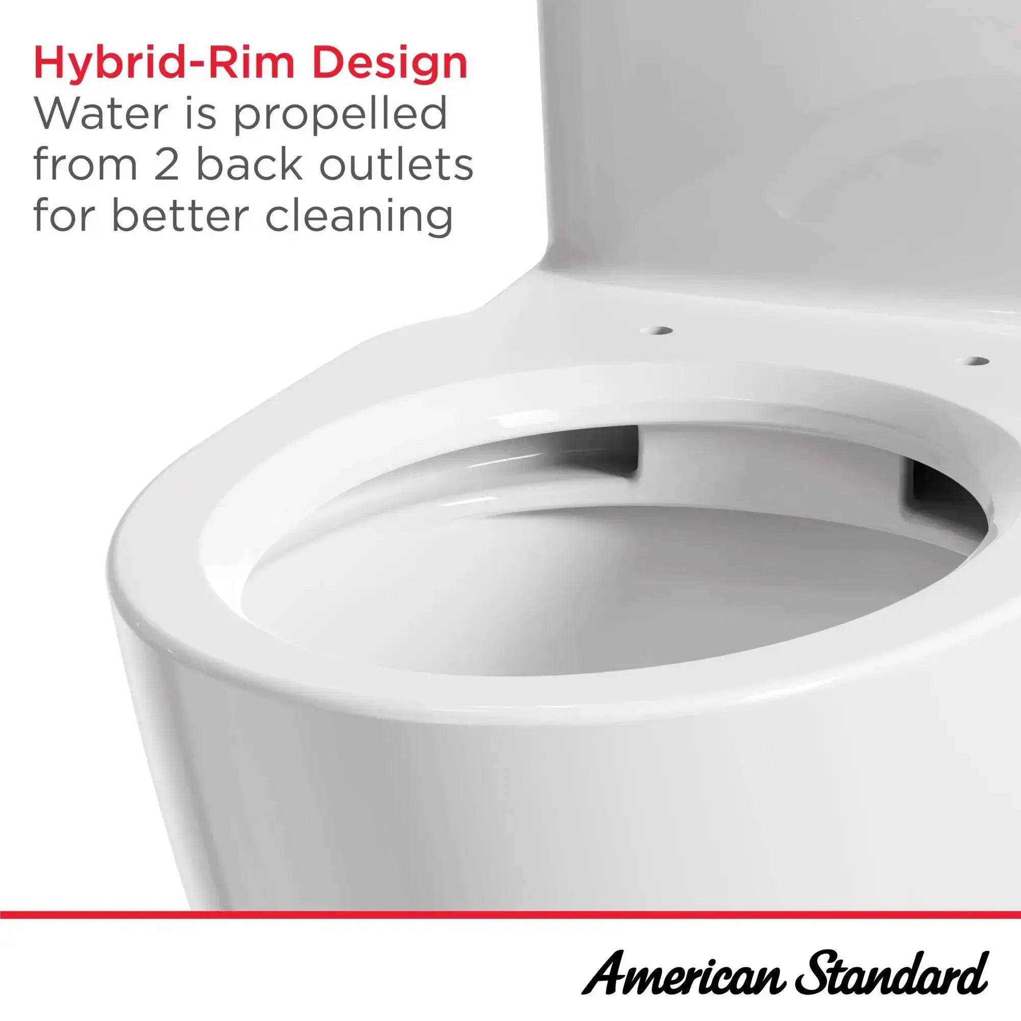 American Standard EcoStrength Aspiration Skirted Two-Piece Chair-Height Elongated Toilet With Seat - Plumbing Market