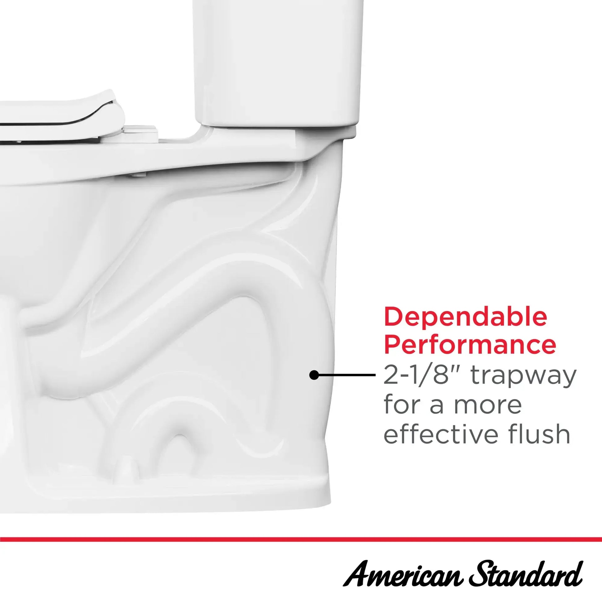 American Standard EcoStrength Aspirations Two-Piece Chair Height Elongated Toilet Less Seat - Plumbing Market