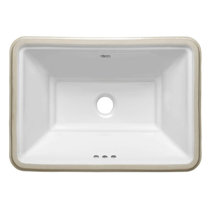 American Standard Estate Rectangular Under Counter Sink 483000.02 - Plumbing Market