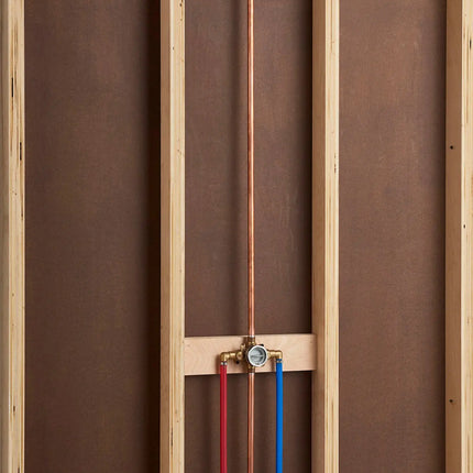 American Standard Flash Shower Rough-In Valve With PEX Inlet Elbows/Universal Outlets With Screwdriver Stops for Crimp Ring System RU107ESS - Plumbing Market