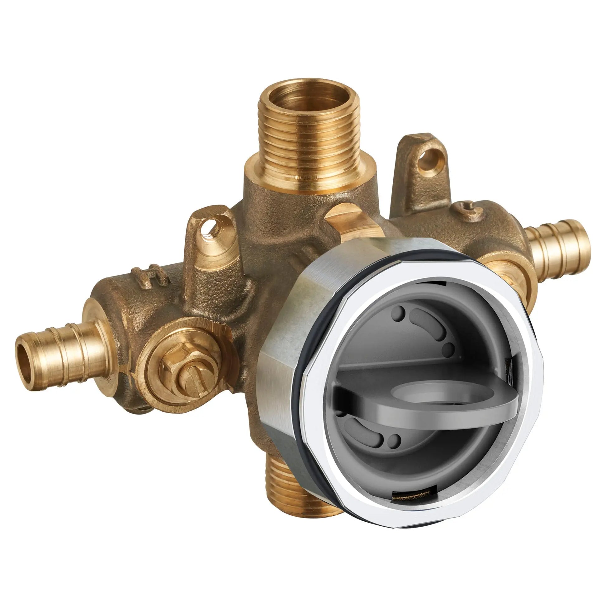 American Standard Flash Shower Rough In Valve With PEX Inlets Universal Outlets With Screwdriver Stops for Crimp Ring System - Plumbing Market