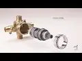 American Standard Flash Shower Rough-In Valve With PEX Inlets Universal Outlets for Crimp Ring System - Plumbing Market