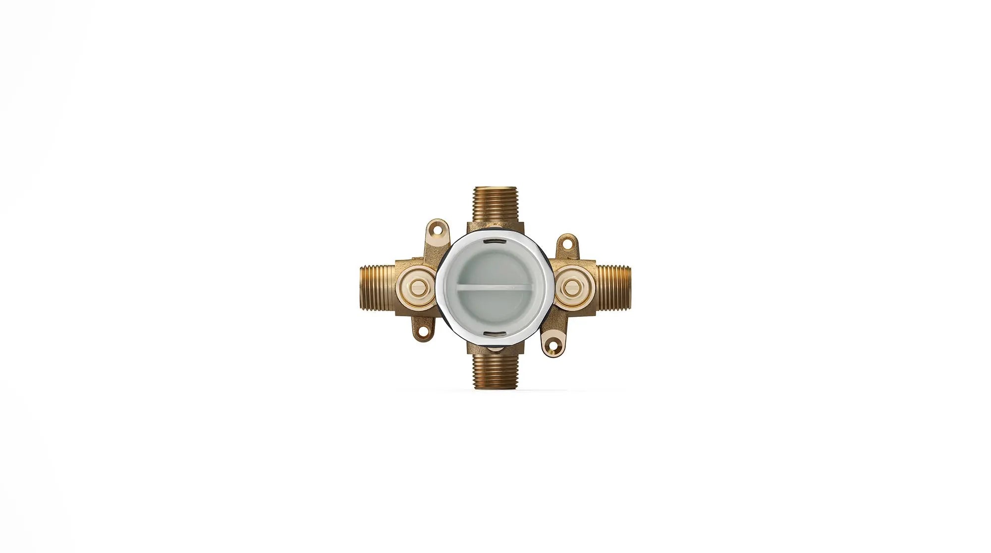 American Standard Flash Shower Rough-In Valve With Universal Inlets Outlets With Screwdriver Stops - Plumbing Market