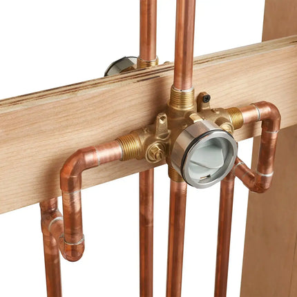 American Standard Flash Shower Rough-In Valve With Universal Inlets Outlets With Screwdriver Stops - Plumbing Market