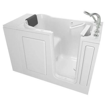 American Standard Gelcoat Premium Series 28 x 48-Inch Walk-in Tub With Air Spa System - Right-Hand Drain With Faucet C2848.109.ARW - Plumbing Market