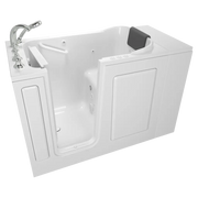 American Standard Gelcoat Premium Series 28 x 48-Inch Walk-in Tub With Combination Air Spa and Whirlpool Systems - Left-Hand Drain With Faucet C2848.109.CLW - Plumbing Market