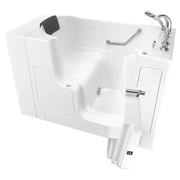 American Standard Gelcoat Premium Series 30 x 52-Inch Walk-in Tub With Soaking Bath - Right-Hand Drain With Faucet C3052OD.109.SRW-PC - Plumbing Market