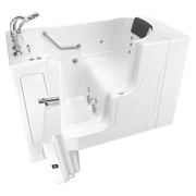 American Standard Gelcoat Premium Series 30 x 52-Inch Walk-in Tub With Whirlpool System - Left-Hand Drain With Faucet C3052OD.109.WLW-PC - Plumbing Market