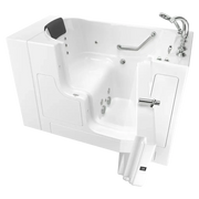 American Standard Gelcoat Premium Series 30 x 52-Inch Walk-in Tub With Whirlpool System - Right-Hand Drain With Faucet C3052OD.109.WRW-PC - Plumbing Market