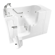 American Standard Gelcoat Value Series 30 x 52-Inch Walk-in Tub With Combination Air Spa and Whirlpool Systems - Right-Hand Drain With Faucet C3052OD.709.CRW-PC - Plumbing Market