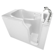 American Standard Gelcoat Value Series 30 x 52-Inch Walk-in Tub With Soaking Bath - Right-Hand Drain With Faucet C3052.509.SRW - Plumbing Market