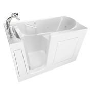 American Standard Gelcoat Value Series 30 x 60-Inch Walk-in Tub With Combination Air Spa and Whirlpool Systems - Left-Hand Drain With Faucet C3060.509.CLW - Plumbing Market