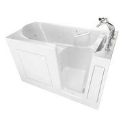 American Standard Gelcoat Value Series 30 x 60-Inch Walk-in Tub With Combination Air Spa and Whirlpool Systems - Right-Hand Drain With Faucet C3060.509.CRW - Plumbing Market