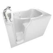 American Standard Gelcoat Value Series 30 x 60-Inch Walk-in Tub With Whirlpool System - Left-Hand Drain With Faucet C3060.509.WLW - Plumbing Market