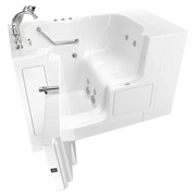 American Standard Gelcoat Value Series 32 x 52-Inch Walk-in Tub With Combination Air Spa and Whirlpool Systems - Left-Hand Drain With Faucet C3252OD.709.CLW-PC - Plumbing Market