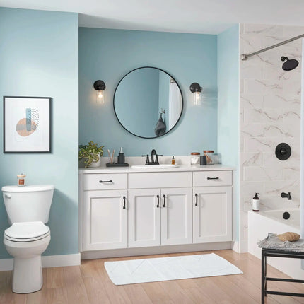 American Standard Glenmere 4-Inch Centerset 2-Handle Bathroom Faucet 1.2 gpm/4.5 L/min With Lever Handles 7617207.243 - Plumbing Market