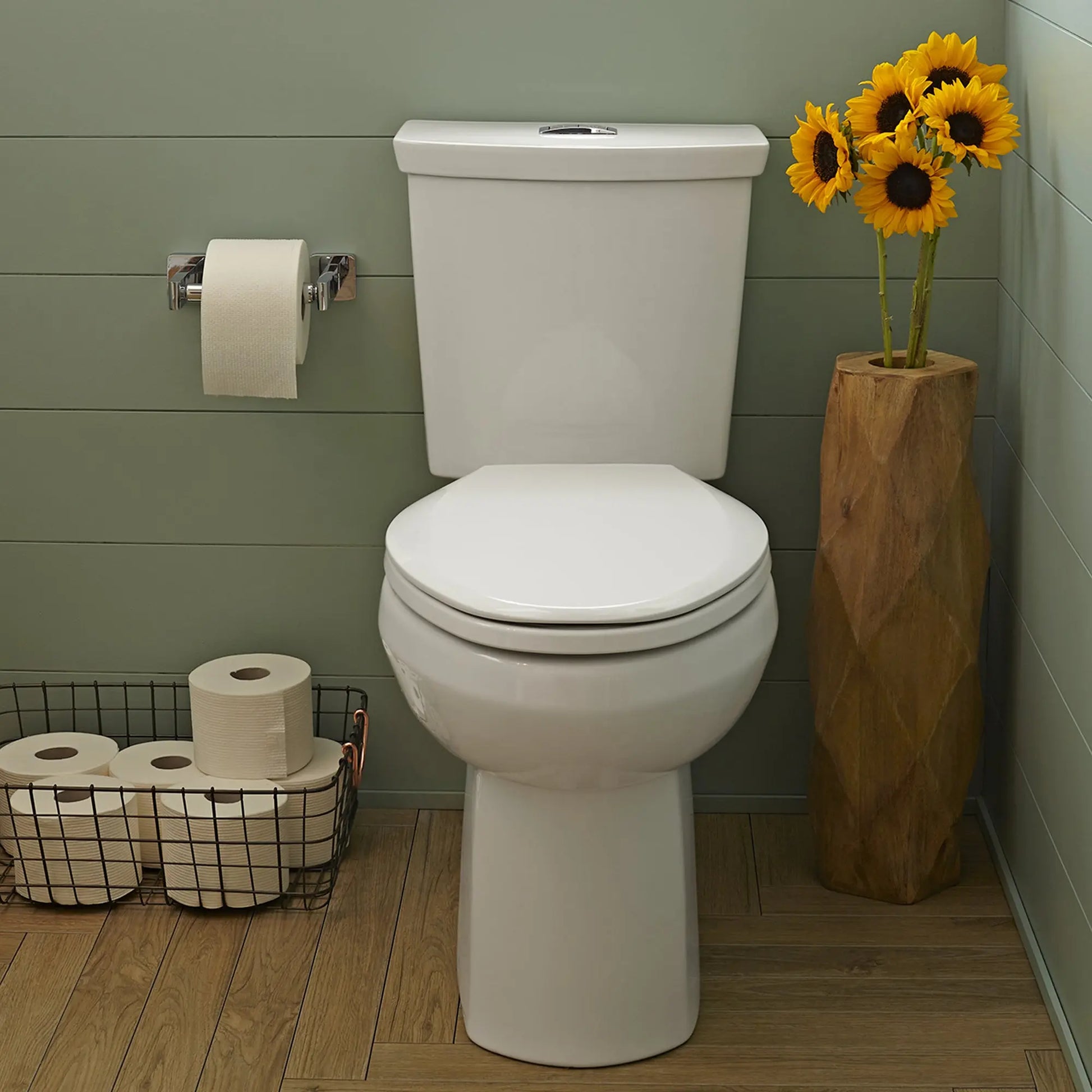 American Standard H2Option 1.28 Elongated Toilet Less Seat - Plumbing Market