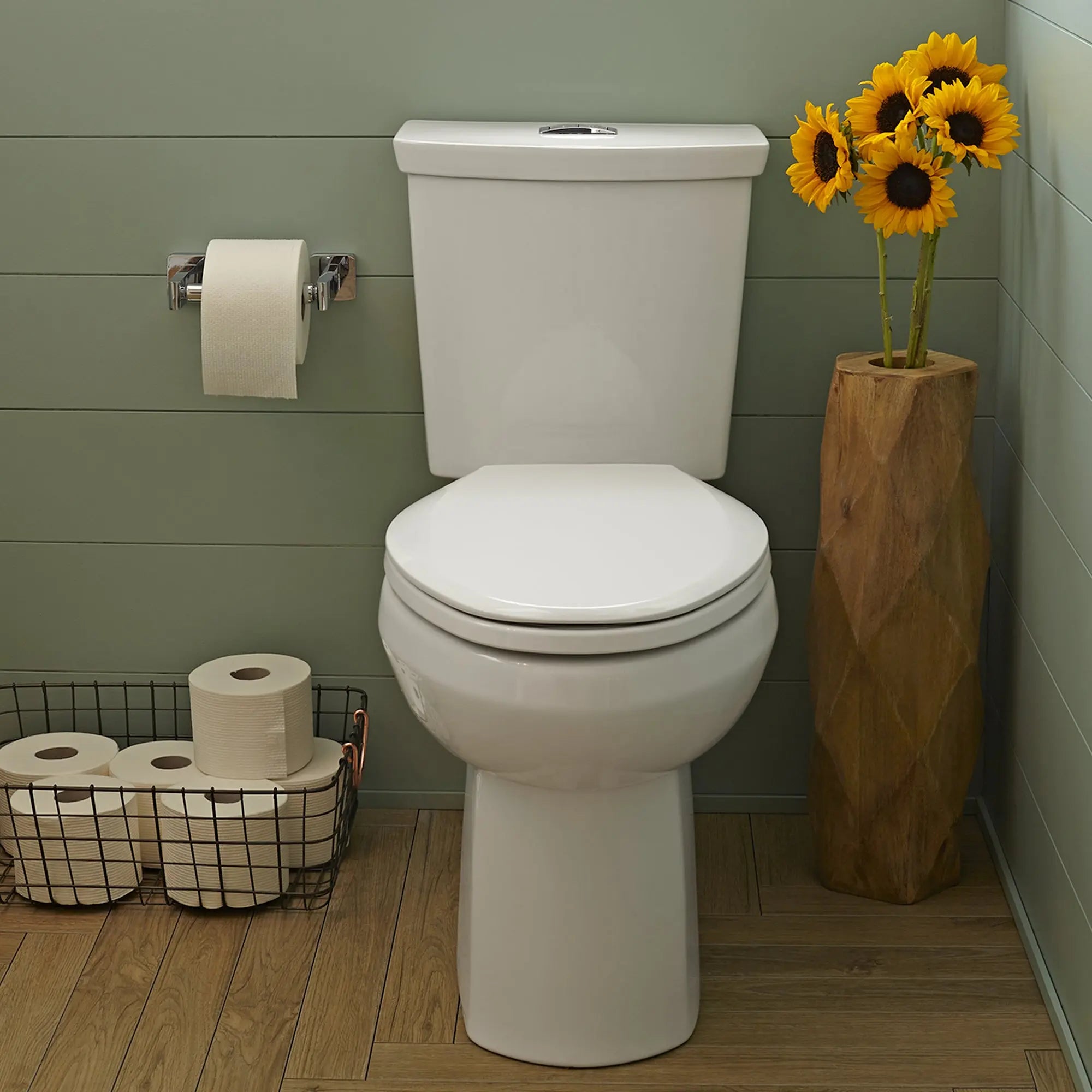 American Standard H2Option 1.28 Elongated Toilet Less Seat - Plumbing Market