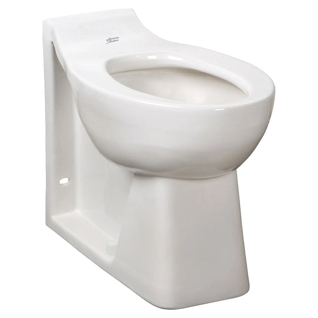 American Standard Huron 1.28 – 1.6 gpf (4.8 – 6.0 Lpf) Chair Height Back Spud Back Outlet Elongated EverClean Bowl With Integral Seat 3341001.02 - Plumbing Market
