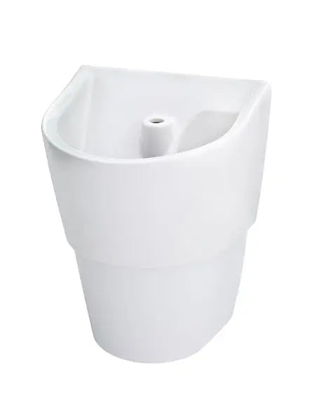 American Standard Infection Control Wall-Hung EverClean Sink with Shroud, A-M Drain and A-M P-Trap 9118111.02 - Plumbing Market