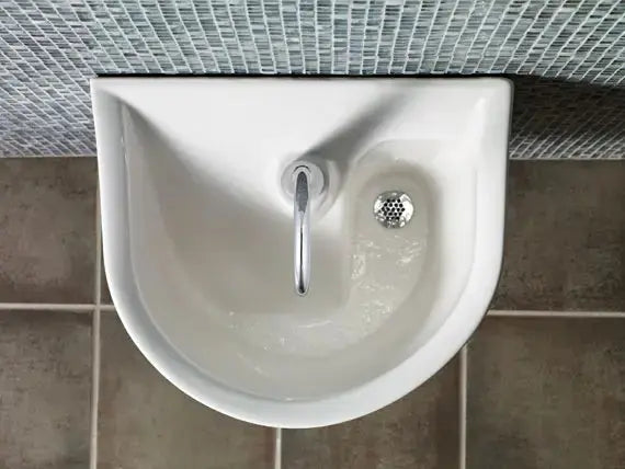American Standard Infection Control Wall-Hung EverClean Sink with Shroud, A-M Drain and A-M P-Trap 9118111.02 - Plumbing Market