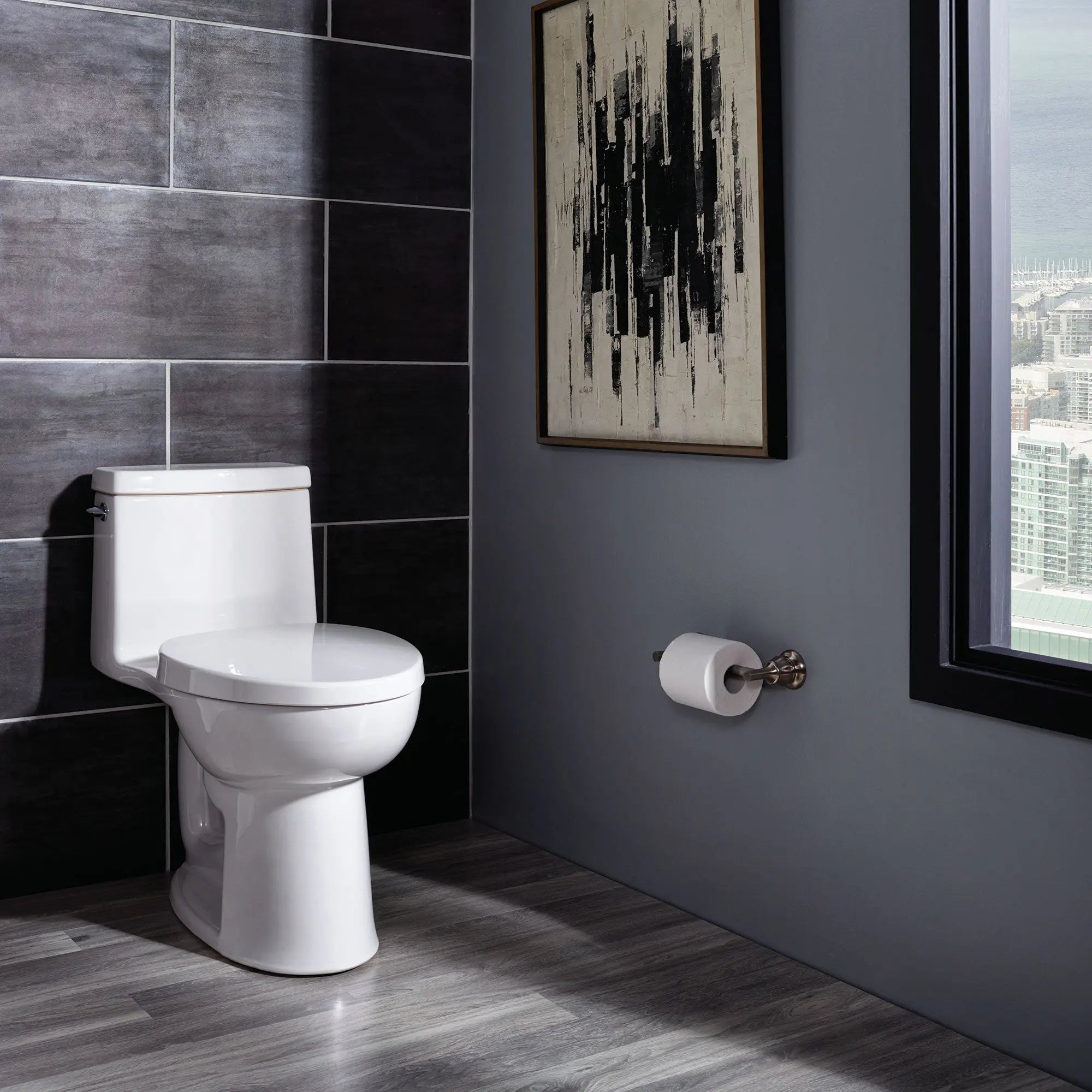 American Standard Loft 1.28 gpf Elongated Toilet With Seat - Plumbing Market