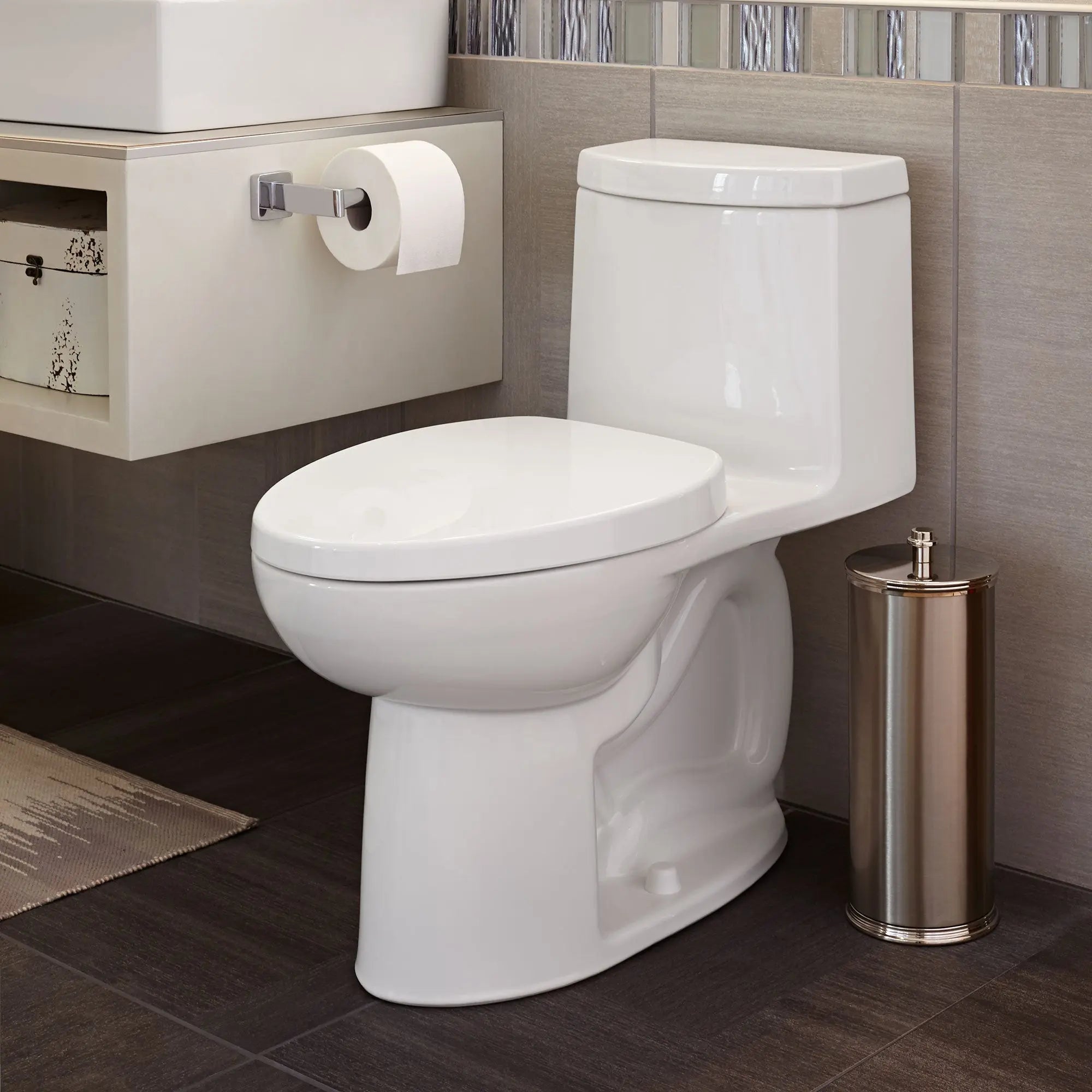 American Standard Loft 1.28 gpf Elongated Toilet With Seat - Plumbing Market