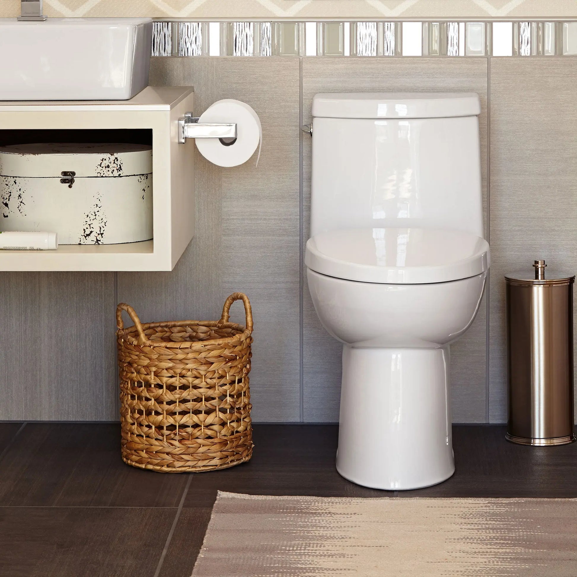 American Standard Loft 1.28 gpf Elongated Toilet With Seat - Plumbing Market