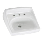 American Standard Lucerne Wall-Hung Sink Less Overflow With 8-Inch Widespread 356915.02 - Plumbing Market