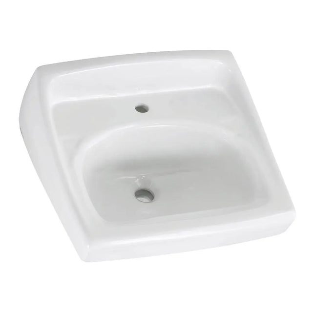 American Standard Lucerne Wall-Hung Sink Less Overflow With Center Hole Only 356921.02 - Plumbing Market