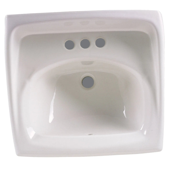 American Standard Lucerne Wall-Hung Sink With 4-Inch Centerset 355012.02 - Plumbing Market