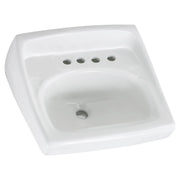 American Standard Lucerne Wall-Hung Sink With 8-Inch Widespread and Extra Right-Hand Hole 356037.02 - Plumbing Market