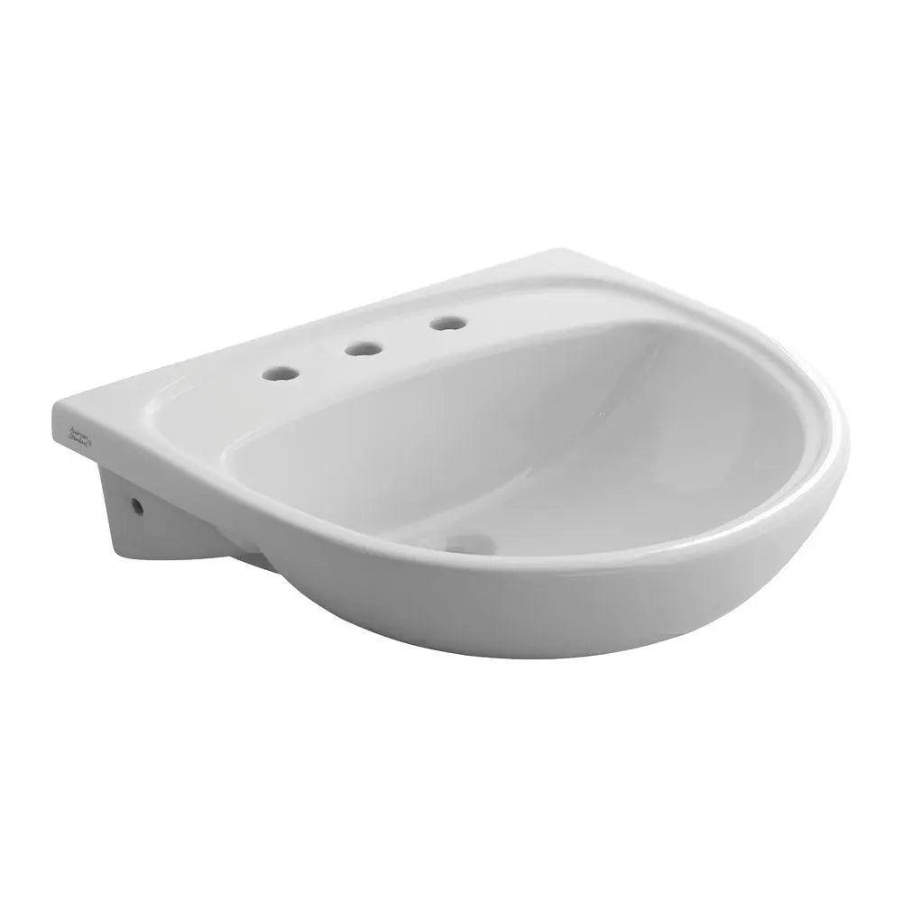 American Standard Mezzo Semi-Countertop Sink Less Overflow with 8-Inch Widespread 9960908.02 - Plumbing Market