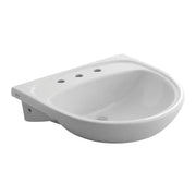 American Standard Mezzo Semi-Countertop Sink Less Overflow with 8-Inch Widespread 9960908.02 - Plumbing Market