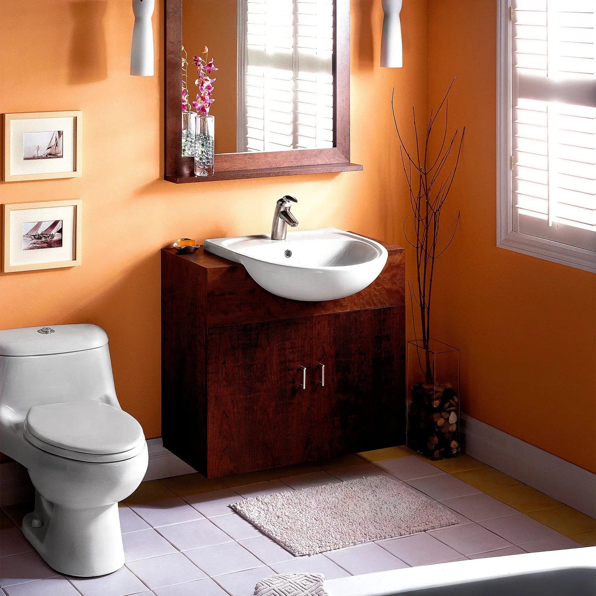 American Standard Mezzo Semi-Countertop Sink With Center Hole Only 9960001.02 - Plumbing Market