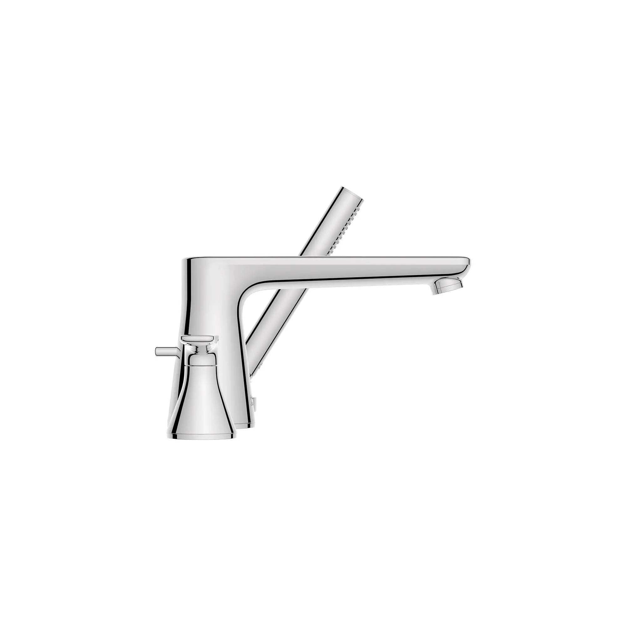 American Standard Millennial Deck Mount Bathtub Faucet with Lever Handles and Personal Shower T061901.002 - Plumbing Market