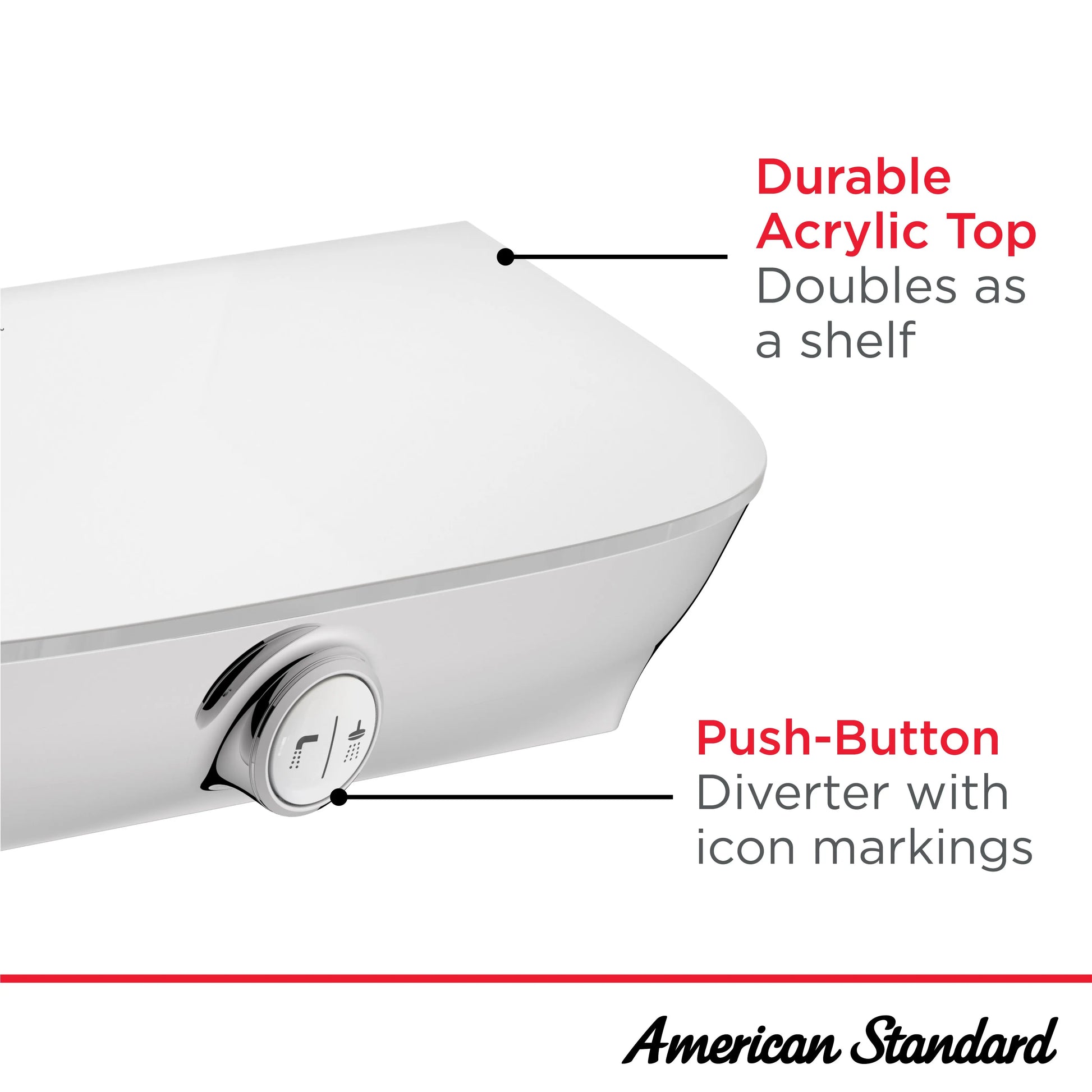 American Standard Millennial Diverting Waterfall Tub Spout 8888116.002 - Plumbing Market