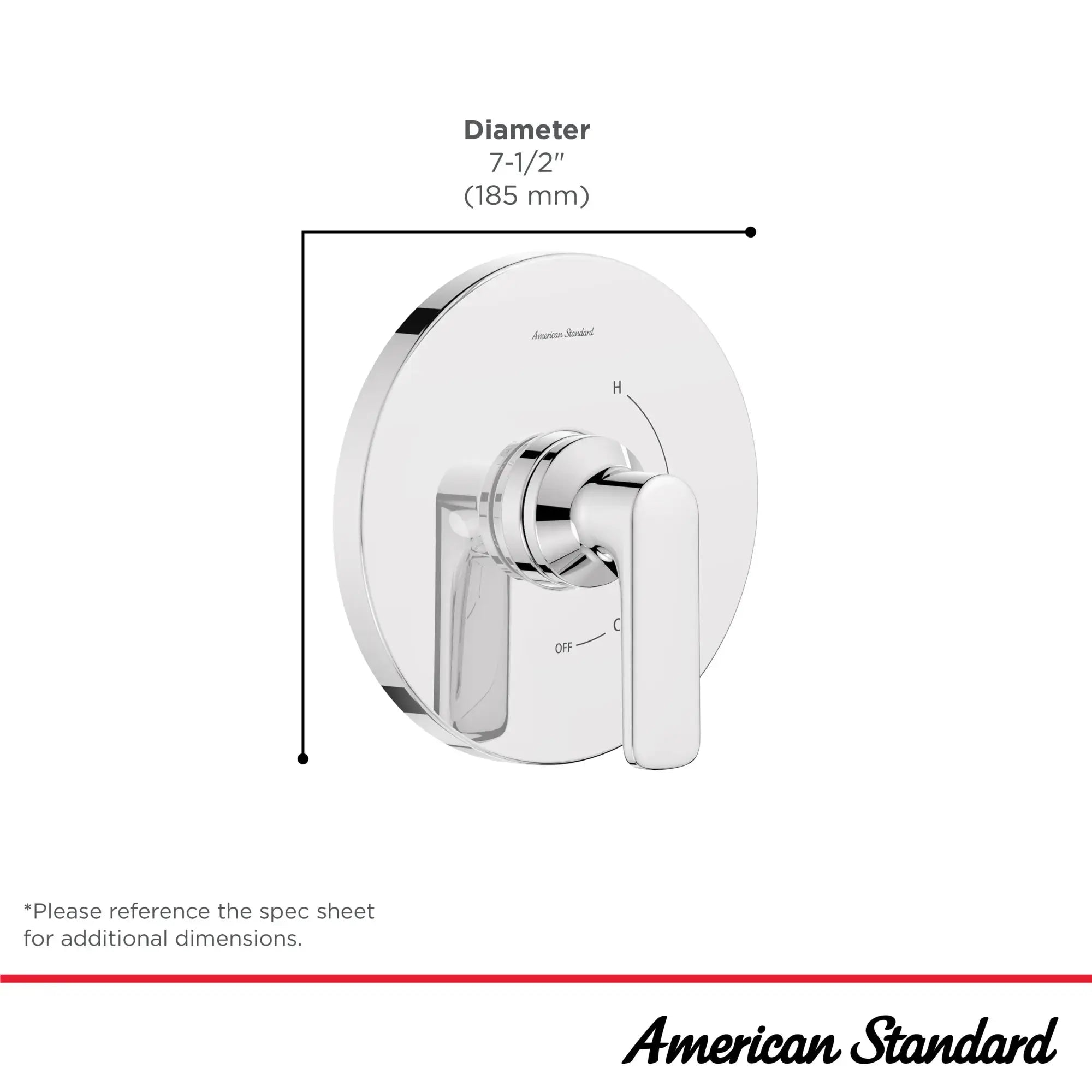 American Standard Millennial Pressure Balance Valve Trim with Cartridge TU061500.243 - Plumbing Market