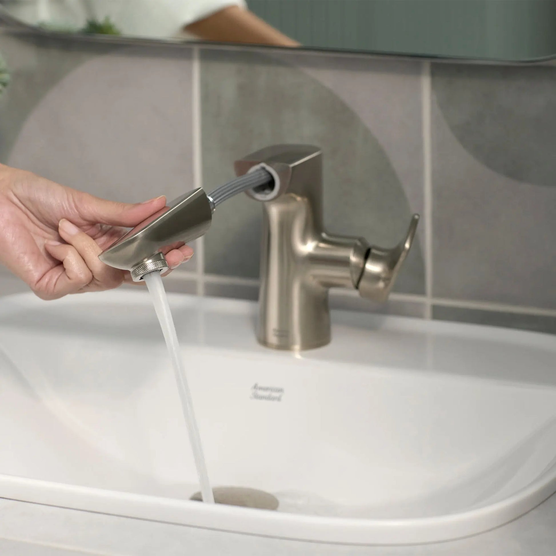 American Standard Millennial Pull-Out Monoblock with Drain 7061121.295 - Plumbing Market