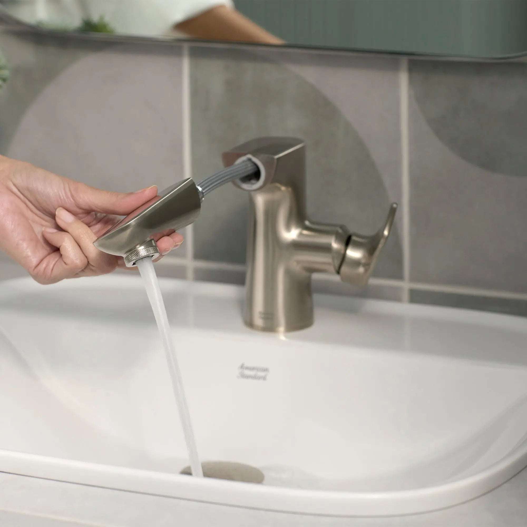 American Standard Millennial Pull-Out Monoblock with Drain 7061121.295 - Plumbing Market