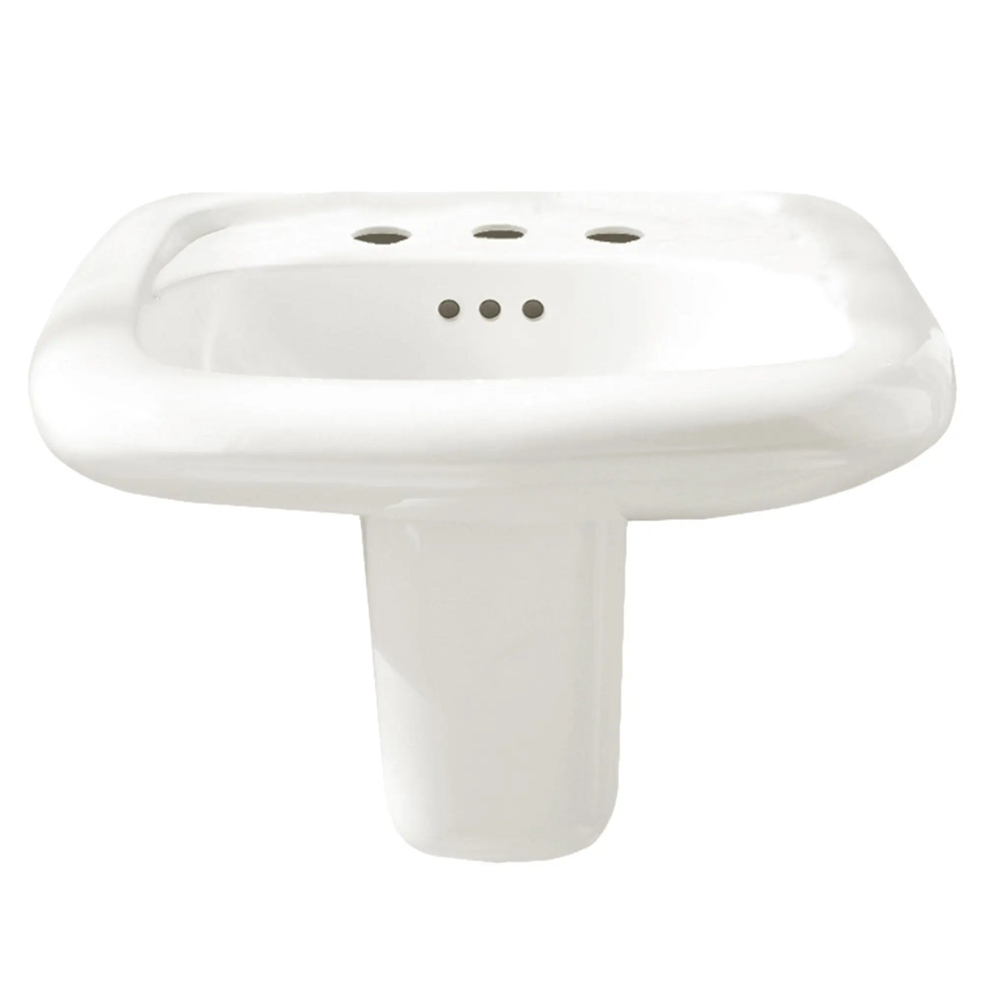 American Standard Murro Wall-Hung EverClean Sink Less Overflow With 8-Inch Widespread 0958908EC.020 - Plumbing Market