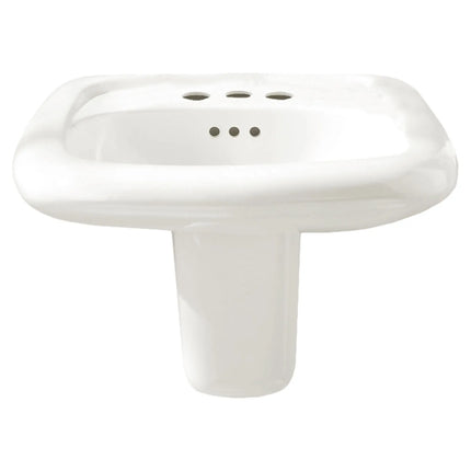 American Standard Murro Wall-Hung EverClean Sink With 4-Inch Centerset 0954004EC.020 - Plumbing Market