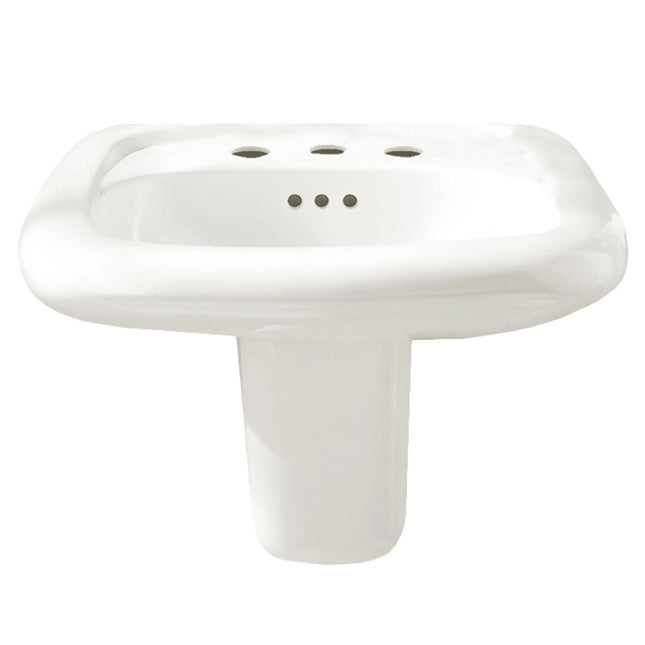 American Standard Murro Wall-Hung EverClean Sink With 8-Inch Widespread 0958008EC.020 - Plumbing Market