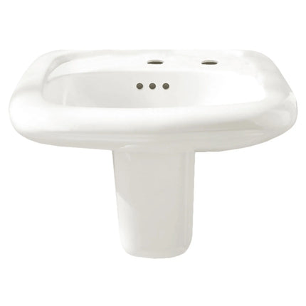 American Standard Murro Wall-Hung EverClean Sink With Center Hole Only and Extra Right-Hand Hole 0955123EC.020 - Plumbing Market