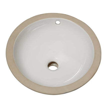 American Standard Orbit Round Under Counter Sink in White - Plumbing Market