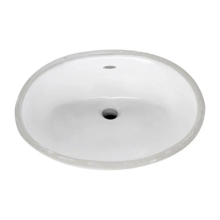 American Standard Ovalyn Medium Under Counter Sink With Glazed Underside 496300.02 - Plumbing Market