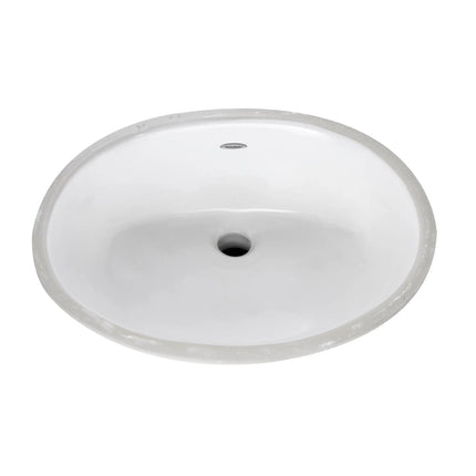 American Standard Ovalyn Small Under Counter Sink With Glazed Underside 495300.02 - Plumbing Market