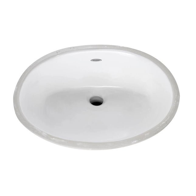 American Standard Ovalyn Small Under Counter Sink With Glazed Underside 495300.02 - Plumbing Market