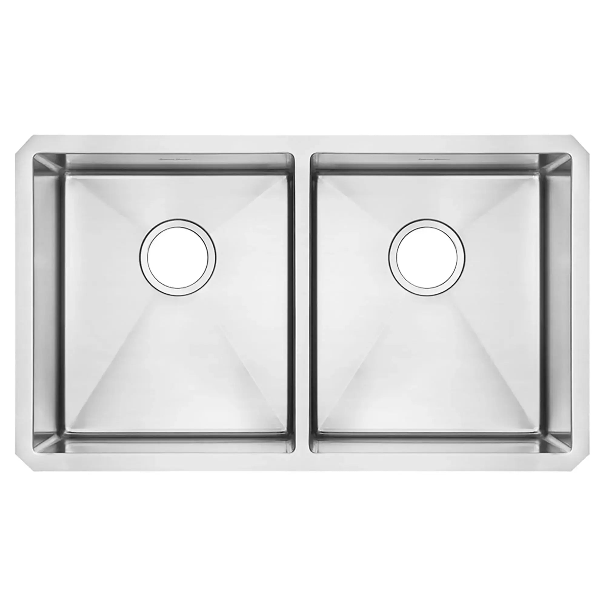 American Standard Pekoe 29 x 18-Inch Stainless Steel Undermount Double Bowl Kitchen Sink 18DB.9291800.075 - Plumbing Market